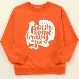 Orange Thanksgiving Sweatshirt